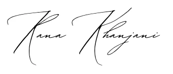 Rana Khanjani signature