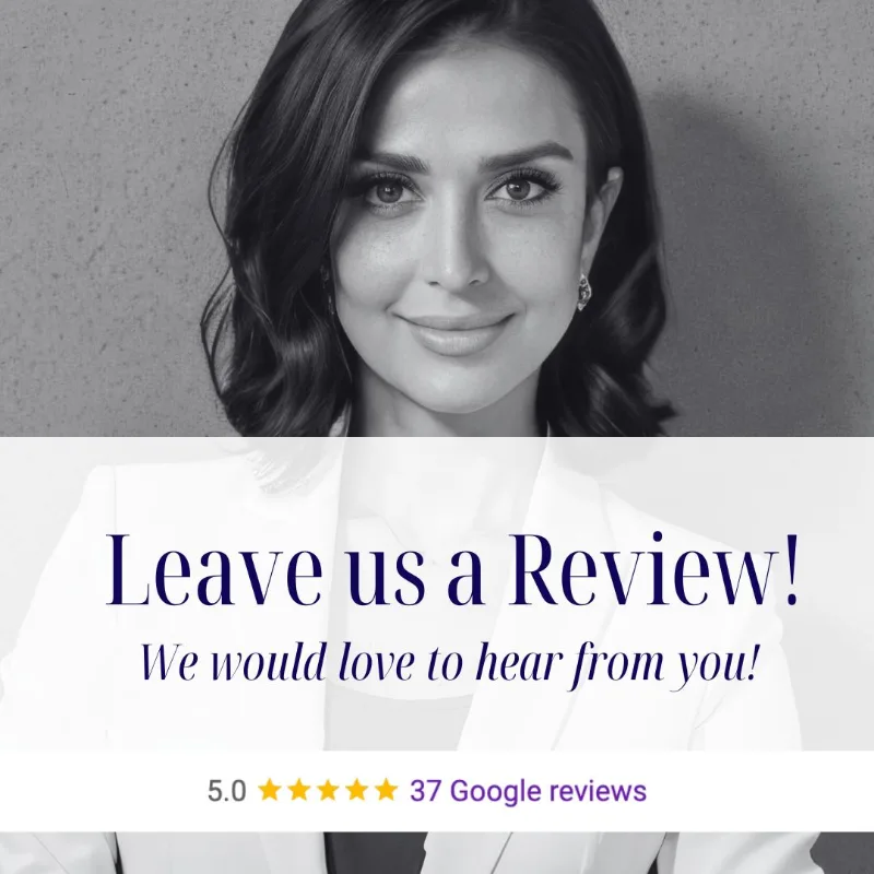 Leave us a review: 5.0 rating on Google